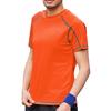 Athletic Men's Performance Short Sleeve T-Shirt Male's Breathable Ice-silk Quick-drying Running Sports Top