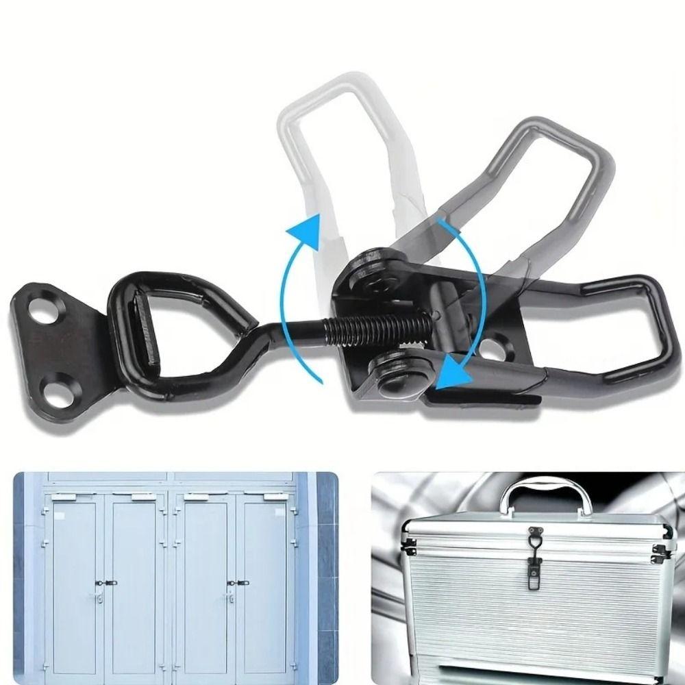 304 Stainless Steel Hasp Clamps Quick Release Secure Locking Holding Clamp 330 Lbs Holding Force Adjustable Toggle Clamp 4 inches