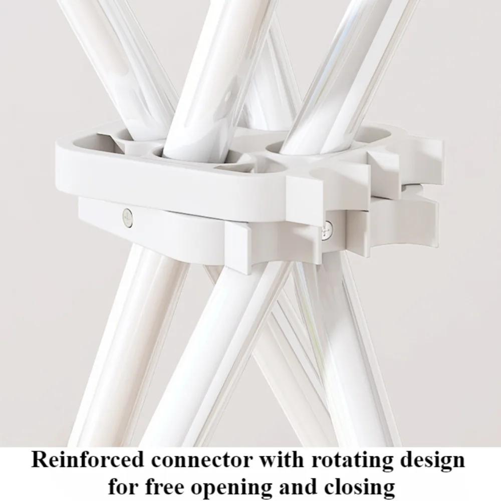 Foldable Drying Rack X-Shaped Clothes Hanger Indoor Save Space Balcony Elevated Design Modern Simplicity Simple Clothes Rack