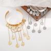 Pearl Tassel Arm Chain Adjustable Open Cuff Bracelet Fashion Upper Arm Bangles  Girls
