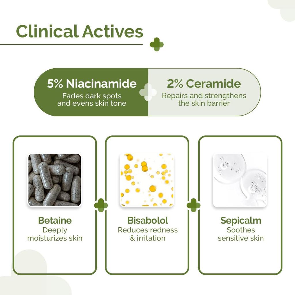 The Derma Co 5% Nia-Ceramide Intensive Feuchtigkeitscreme 100 g für Trockene Empfindliche Haut Hydratation