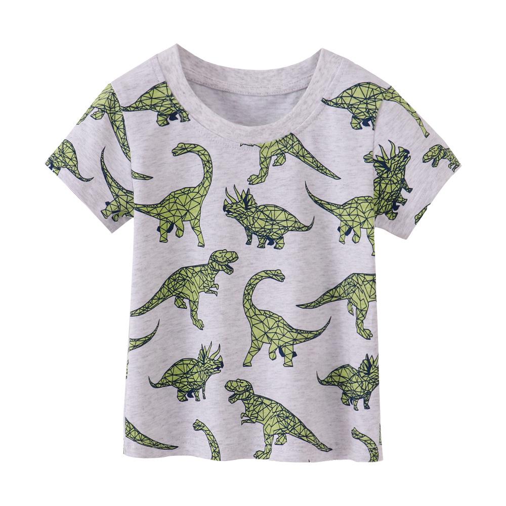 2024 Summer Cotton Short-Sleeve T-Shirt for Girls 6T