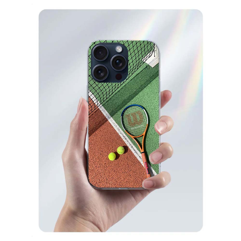 Tennis Sport Capa Handyhülle Für Iphone 17 Air 16 Pro Max 15 12 Pro 14 Plus 17E 16E 11 13 Mini Hüllen Cases Fundas Cell Klar TPU
