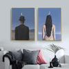 Rene Magritte Combinație exclusivă de ușoare, lux, serie vintage, imprimare pe pânză, afiș, tablou de perete pentru decorarea interioară