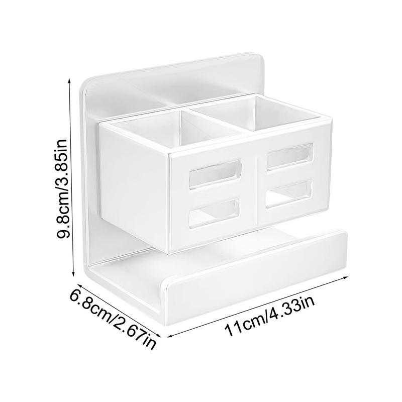 No Drill Shower Shelves Floating Bathroom Shelves Wall-Mounted Bathroom Shelves Over Toilet Floating Bathroom Shelves For Inside
