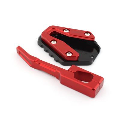 Motorcycle Side Stand Enlarged Base Pad Kickstand Stabilizer Zongshen 368G Aftermarket Upgrade
