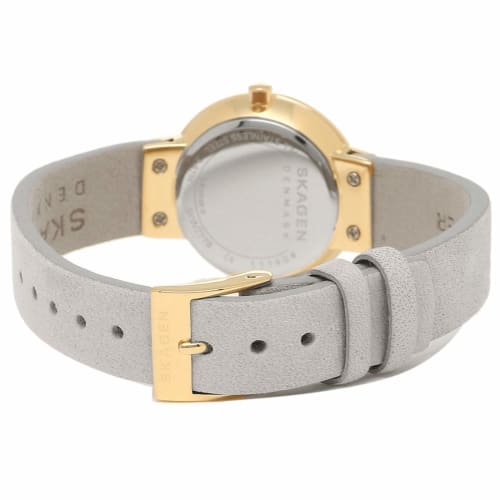 Skagen Women's Leonora 25mm Quartz Watch, White/Gray, SKAGEN SKW2778