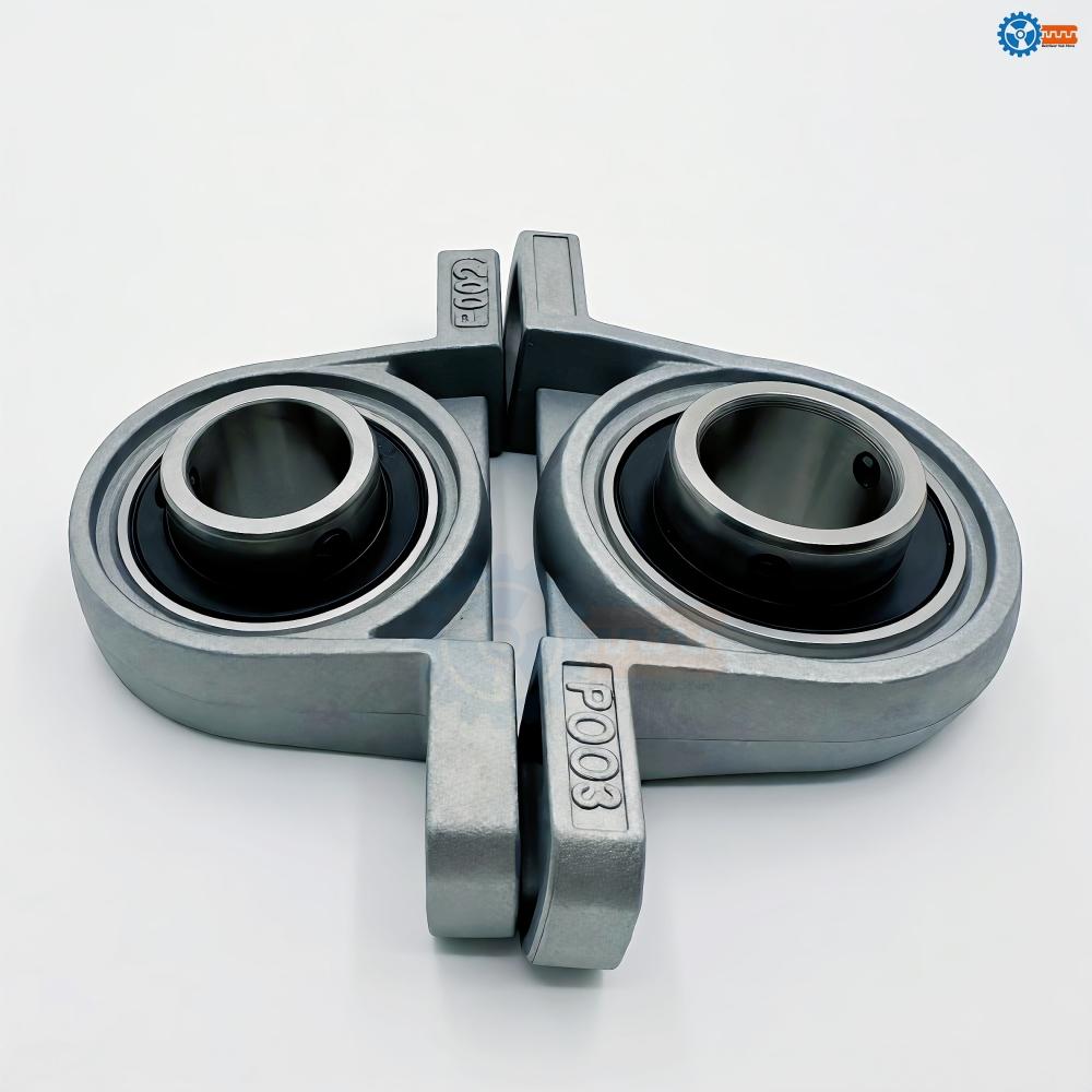 1pcs Mounted Bearing Pillow Block Zinc Alloy Type:Kp08 Kp000 Kp001 Kp002 Kp003 Kfl08 Kfl004 Kfl005 Kfl006 Bore 8-35mm