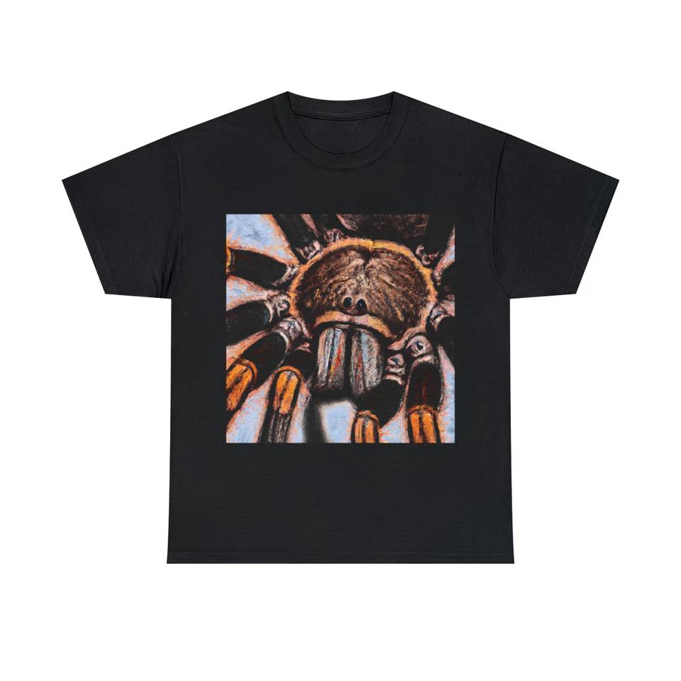 Vintage 90s Style Spider T Shirt Tarantula Art Tee Weird Creepy Arachnid Nature S