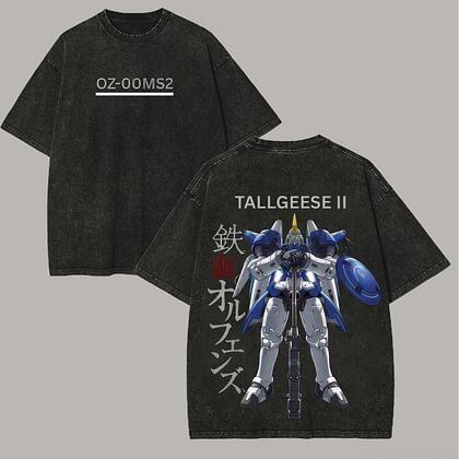 

Gundam Anime Lover Washed T-shirt Year round clothing high quality personality Clothes Plus Size Unisex New Model Couples tee L