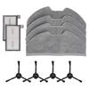 Side Brush Filter Mop Cloth Kit Plastic/ Nylon/ Microfiber/ Filter Paper For Eu-fy X8 Pro Serie X8 Pro SES Vacuum Cleaner