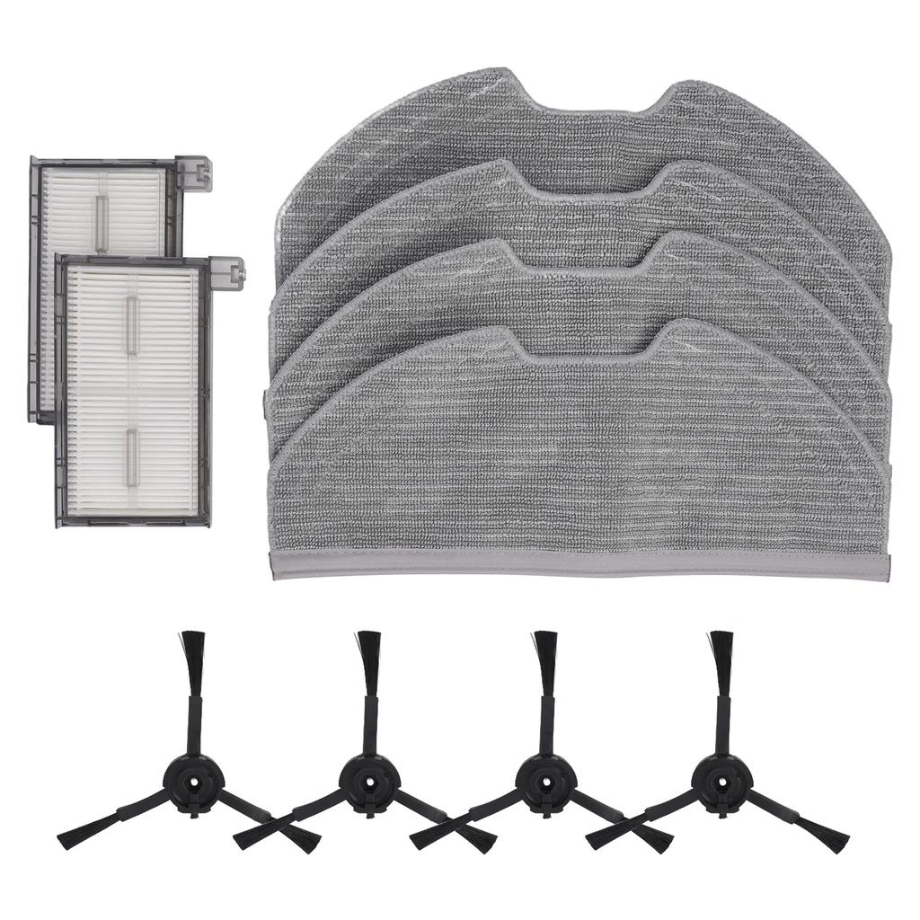 Side Brush Filter Mop Cloth Kit Plastic/ Nylon/ Microfiber/ Filter Paper For Eu-fy X8 Pro Serie X8 Pro SES Vacuum Cleaner