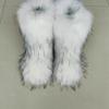 Women's Mid-Calf Snow Boots with Raccoon and Fox Fur