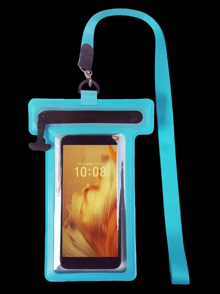 Waterproof Smartphone Case with Airtight Zipper Made of Thick TPU Compatible with iPhone Pro Closure, Material, 17/16/15/14 Max.