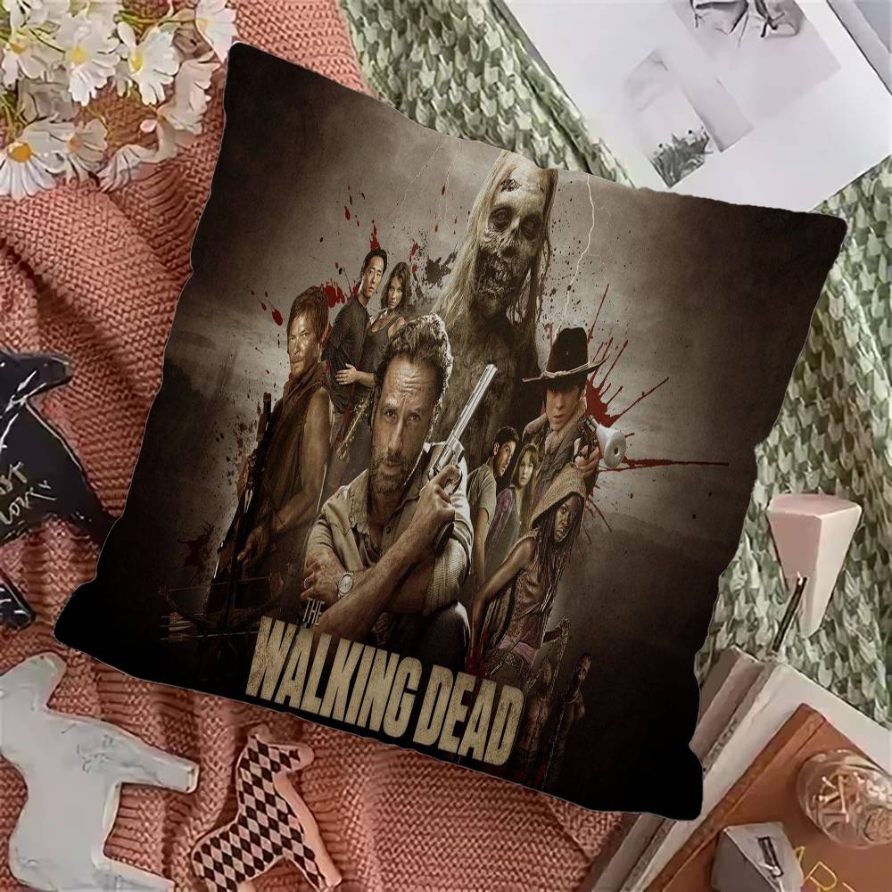 The W-Walking Dead Personalized picture text home decorative pillows Household Gifts 45x45cm