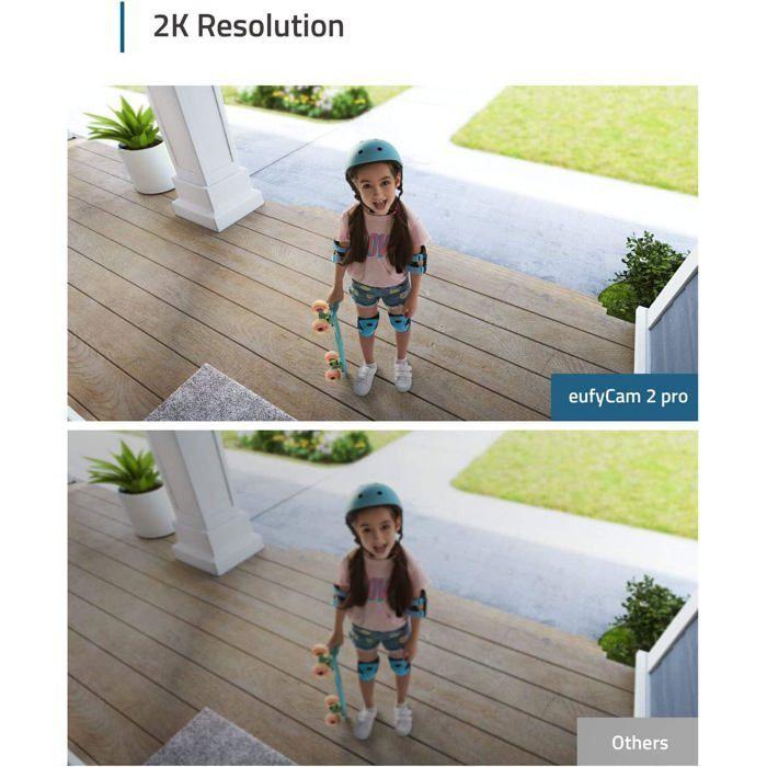 Eufy Security eufyCam 2C Pro Camera Wireless Outdoor WiFi Surveillance, 180 Days Battery Life, 2K Resolution, Night Vision, No Month