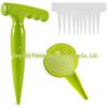 5-Speed Adjustable Fluorescent Green Seeder & Hole Puncher Gardening Tool Set