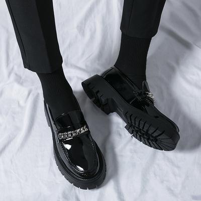 New Men British Style Leather Loafers Shoes Dress Business Thick Sole 2025 Trend Fashion Platform High Quality Man Casual Shoes