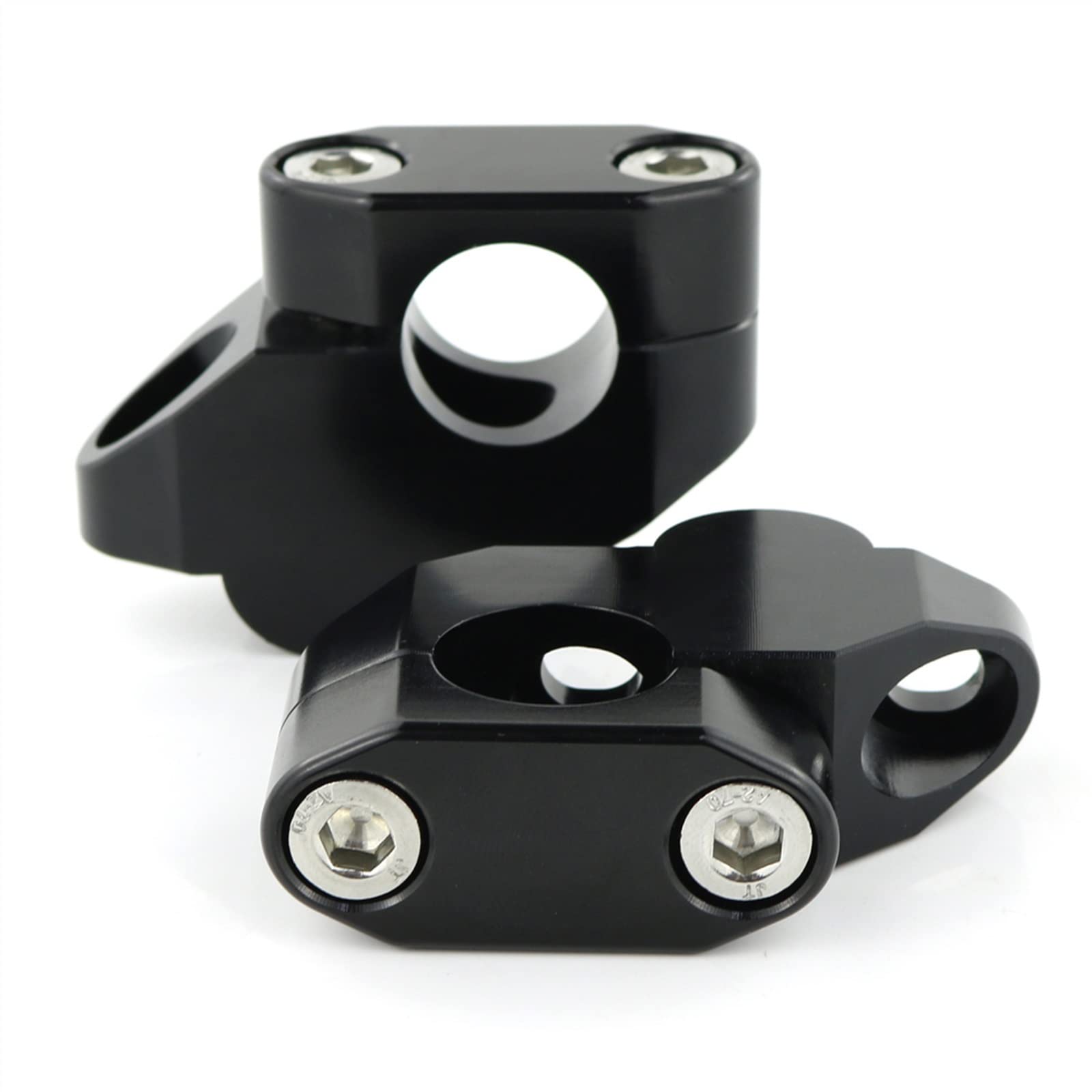 

Motorcycle Handlebar Clamp Riser Compatible With For Z250 Z250SL 2013 2014 2015 2016 2017 One size чорний