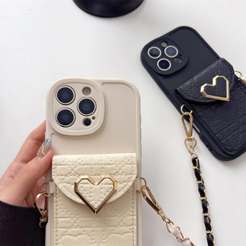Crossbody Wallet Card Holder Phone Case for IPhone 17 Air 14 13 12 11 Pro Max 16 15 Plus  Leather Protective Cover