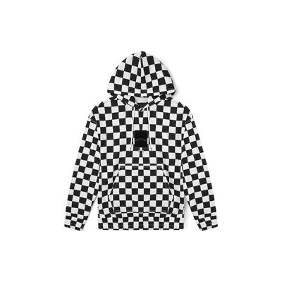 Vans Checkerboard Pullover Hoodie Unisex Hoodies Black White VN0A5F6Z95Y
