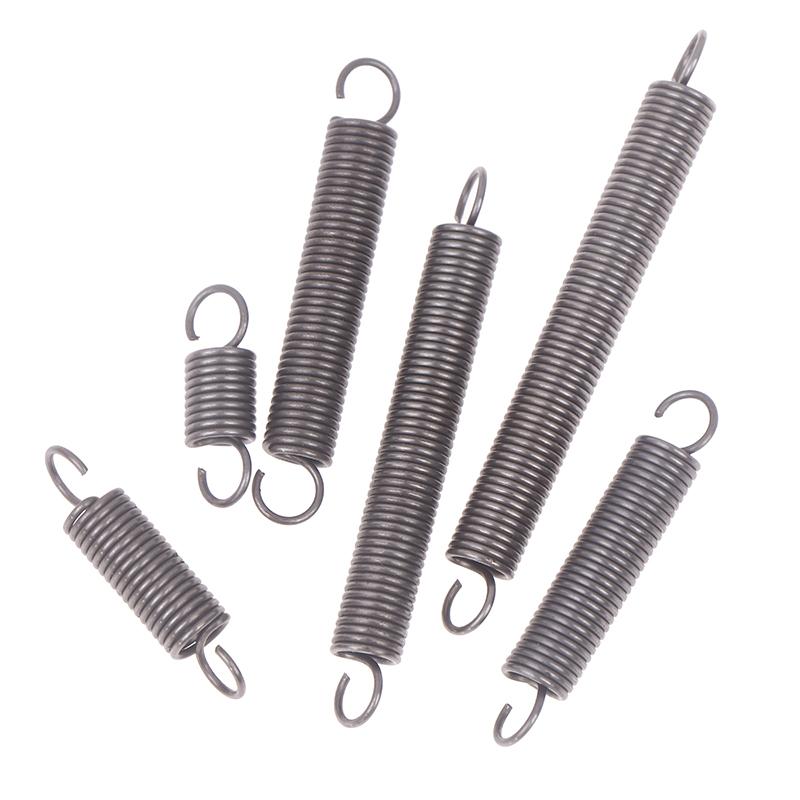 1 szt. Sprężyna naciągowa przedłużająca Sprężyny Stalowe Haczyk Sprężyna rozprężna Średnica drutu 1,0 mm Średnica zewnętrzna 8 mm Długość 30 mm - 300 mm Różne rozmiary