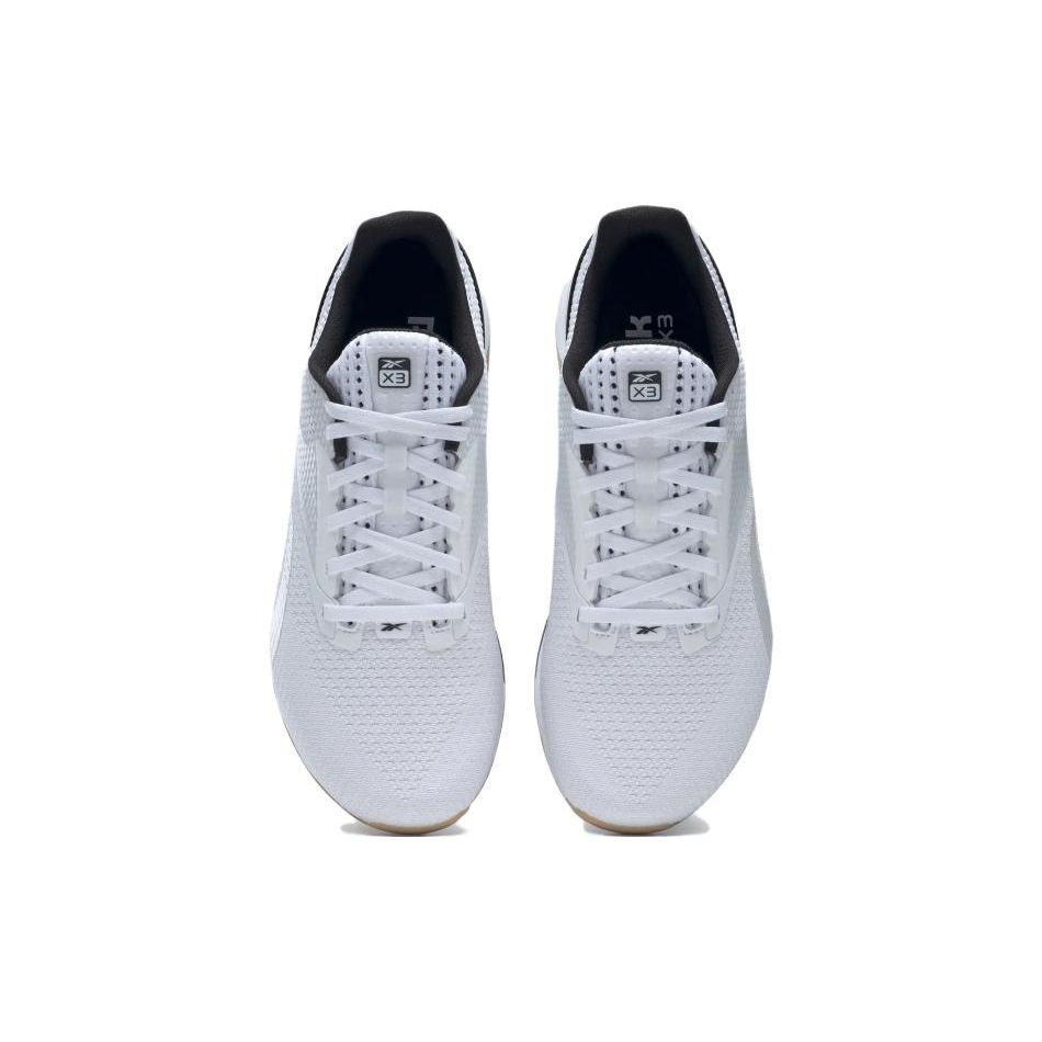 Reebok Nano X3 White Black Gum Unisex Sneakers Footwear-White Core-Black Rubber-Gum HP6074