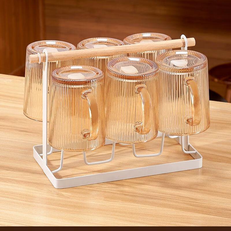 

Jiakangming Heat-Resistant Glass Cup Set with Handle