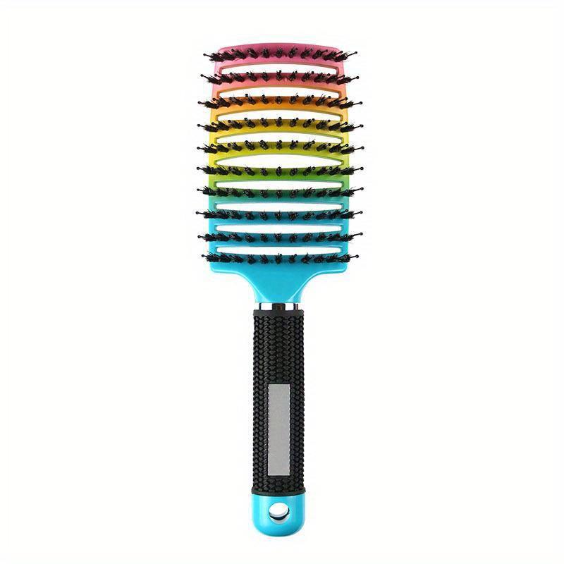 Bristle Nylon Hair Brush Girls Hair Scalp Massage Comb Women Wet Curly Detangle Hair Brush for Salon Hairdressing Styling Tool