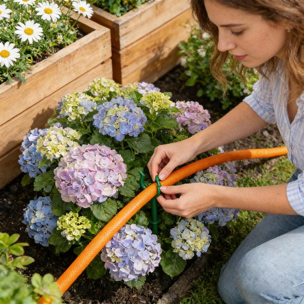 Hose Guides for Garden 10-Pieces Plant Protection Holder Support Hose Guides for Garden Heavy Duty for Outdoor Outside Lawn