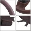 Hand-stitched Artificial Leather Car Steering Wheel Cover For Toyota Vios Corolla Mark 2 for Lexus GS43 Steering Wheel Braid