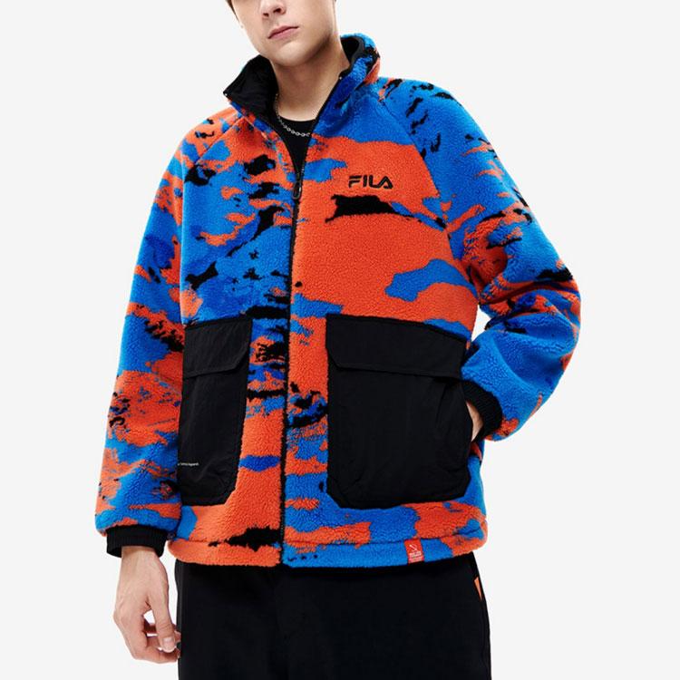 New FILA Jackets Men's All Over Print F11M249901F-ZA
