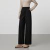 FivePlus Women's Casual High-Waist Straight Wide-Leg Pants