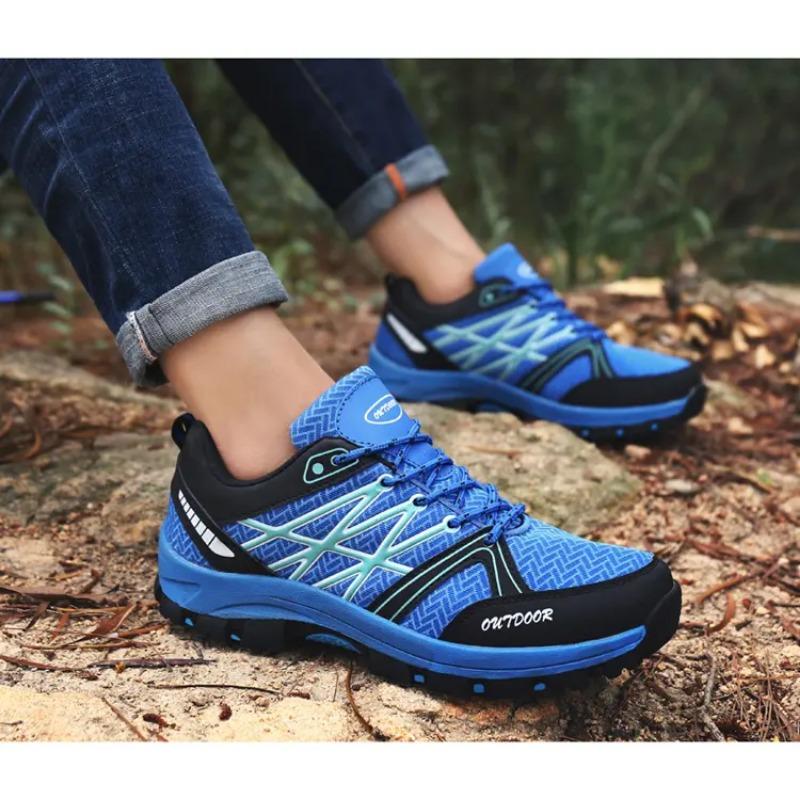 Hiking Shoes Men Mesh Breathable Travel Shoe Outdoor Waterproof Shoes Mountain Off-Road Riding Sports Shoe