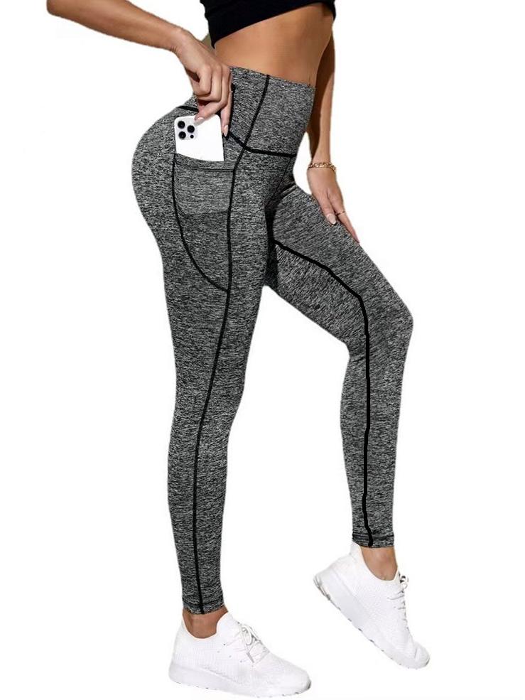 Hottest-Selling High-Waisted Yoga Leggings: Sexy Solid Color Fitness Pants for Women