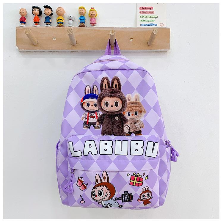 School bag cartoon cute school bag high value trend watch rag bag casual backpack
