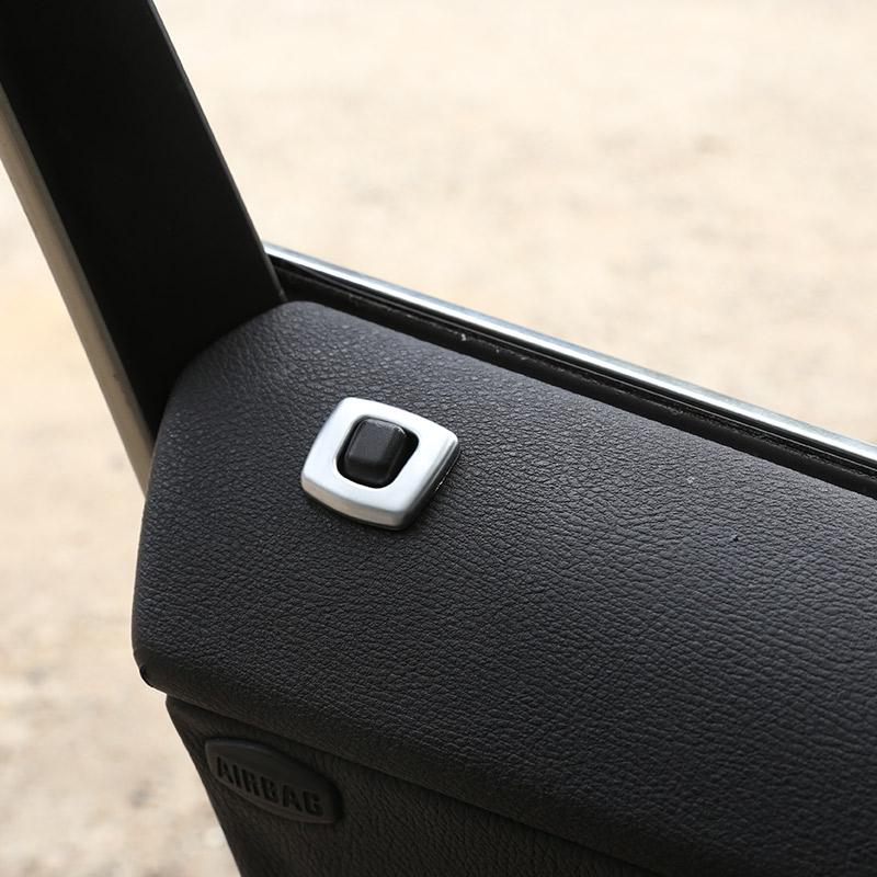 For BMW X3 E83 2006 2007 2008 2009 2010  ABS Chrome Car Door Lock Door Bolt Cover Trim Stickers Car