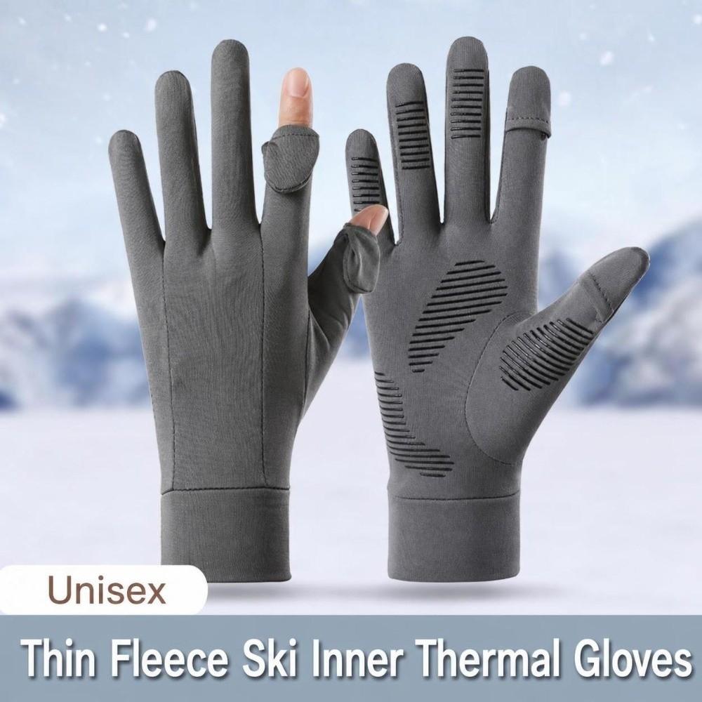 Breathable Ski Gloves Liners Touch Screen Cycling Gloves New Winter Warm Gloves Outdoor Sports