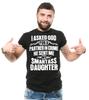 I Asked God For A Partner In Crime Shirt He Send Me SmartAss Daughter Tee