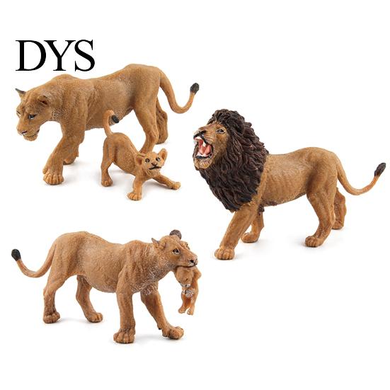 Simulation Lion Animal Action Fugurine Model Home Decor Educational Kids Toy