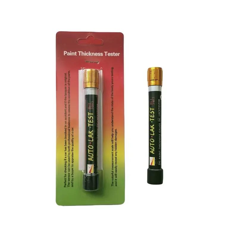 

Тестер толщины автомобильной краски, измерительный прибор, испытательный прибор для проверки автомобильной краски на прочность, тестер краски с магнитным наконечником и шкалой жёлтый