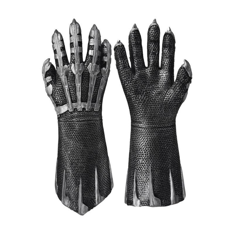 Halloween Black Panther Mask Captain America3Film and television costume props Latex cosplay Black Panther Gloves