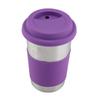 Lightweight 304 Steel Beer Cup Rolled Edge Single Layer Coffee Mug Silicone 500ml Outdoor Cup Beer Drinking