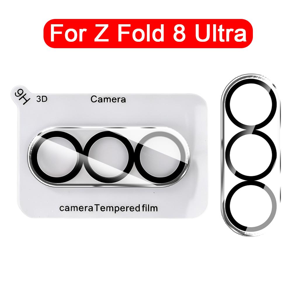 1-5PCS 9H Tempered Glass 3D Full Coverage HD Camera Protector for Samsung Galaxy Z Fold 8 Ultra Flip 8 Case Friendly Lens Film
