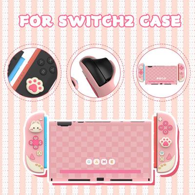 For Switch2 Non-open Bracket Protective Case Anti-Scratch For NS 2 Split Protective Cover Rocker Cap Game Accessories