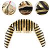 Adult Pharaoh Headpiece, Egyptian Collar Cuff Snake Bracelet Necklace Egyptian Halloween Costume Accessory for Women Men