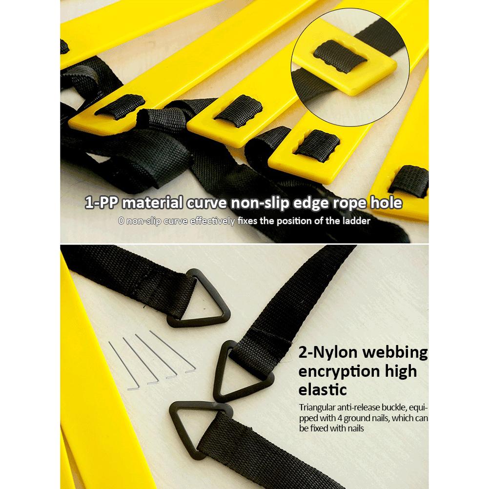 Football Speed Training Set for Soccer Football Ladder Resistance Running Parachute Sports Cones