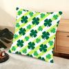 St. Patrick'S Day Gift Cushion Cover Soft Short Plush Pillow Cover Smooth Cozy Texture Aesthetic Cushion Case Home Decor