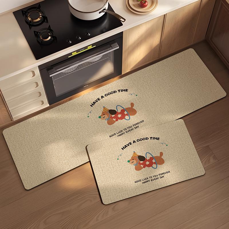 Carpet for Kitchen Absorbent Floor Mat Anti-slip Entrance Doormat Bathroom Toilet Area Non-slip Rug Washable Alfombra De Cocina