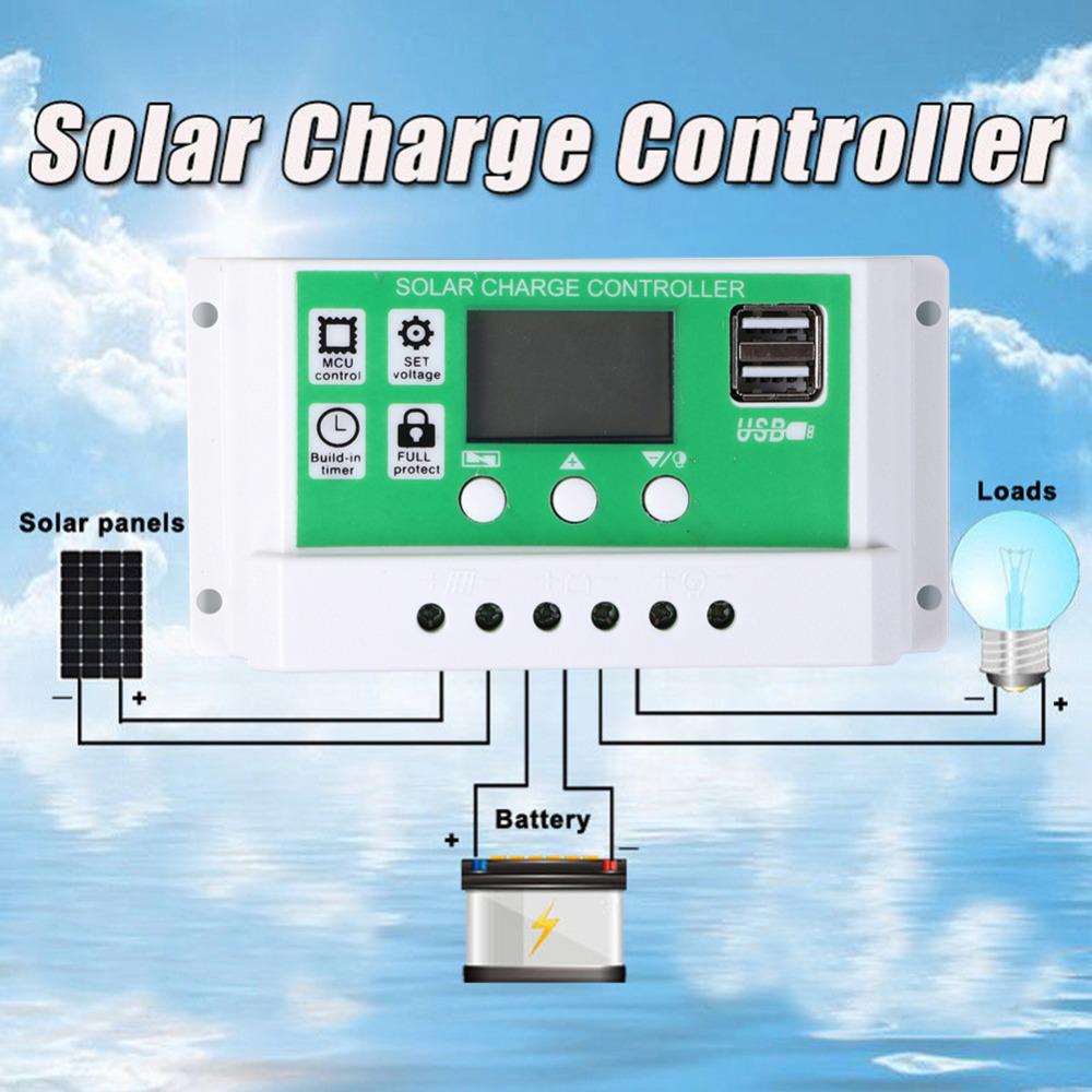 Photovoltaic Panel Energy Storage Controller (10A-60A)
